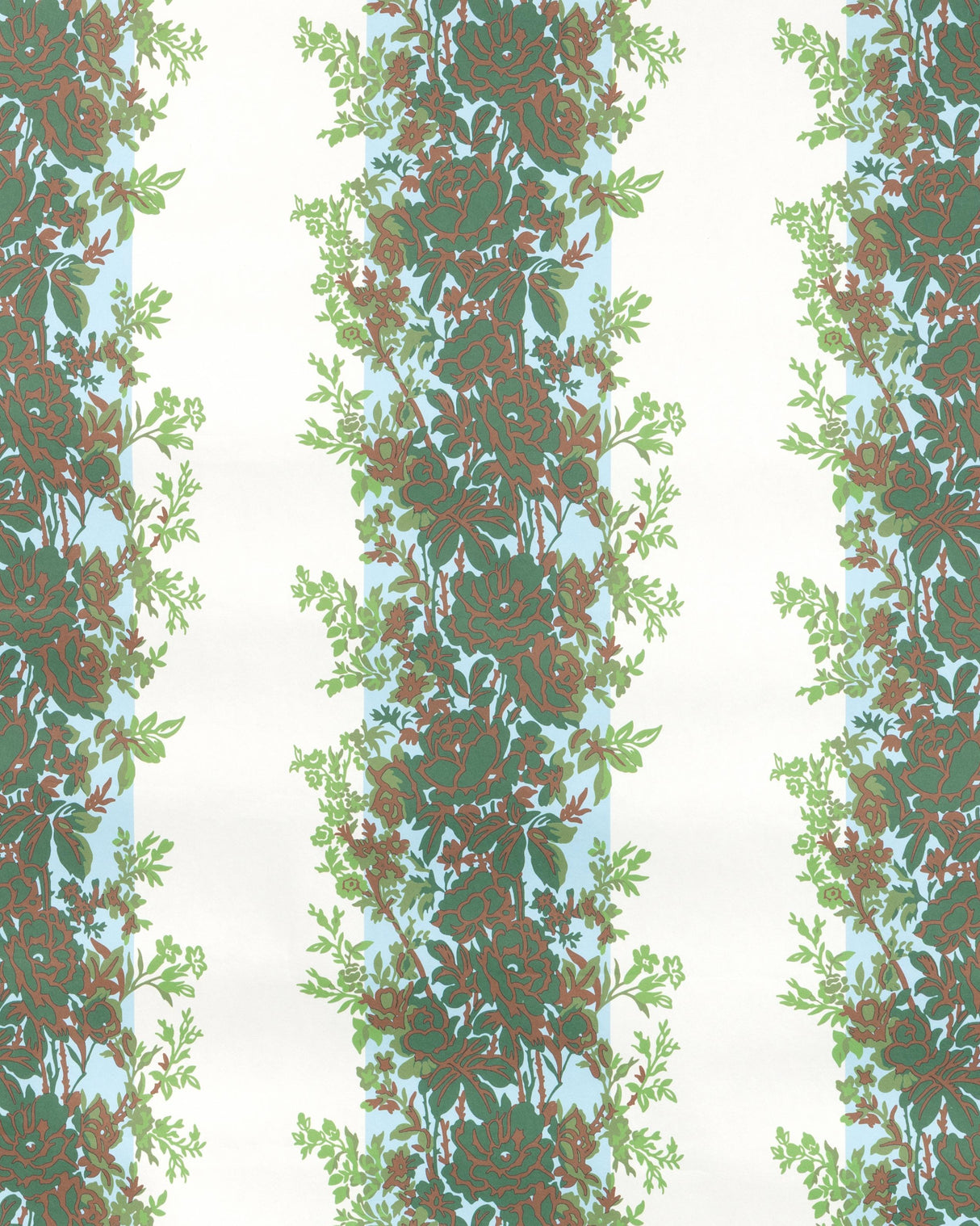 Brunschwig & Fils RAYURE FLEURIE WC LEAF Wallpaper