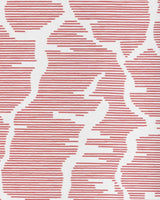 Brunschwig & Fils LEVES WC ROUGE Wallpaper
