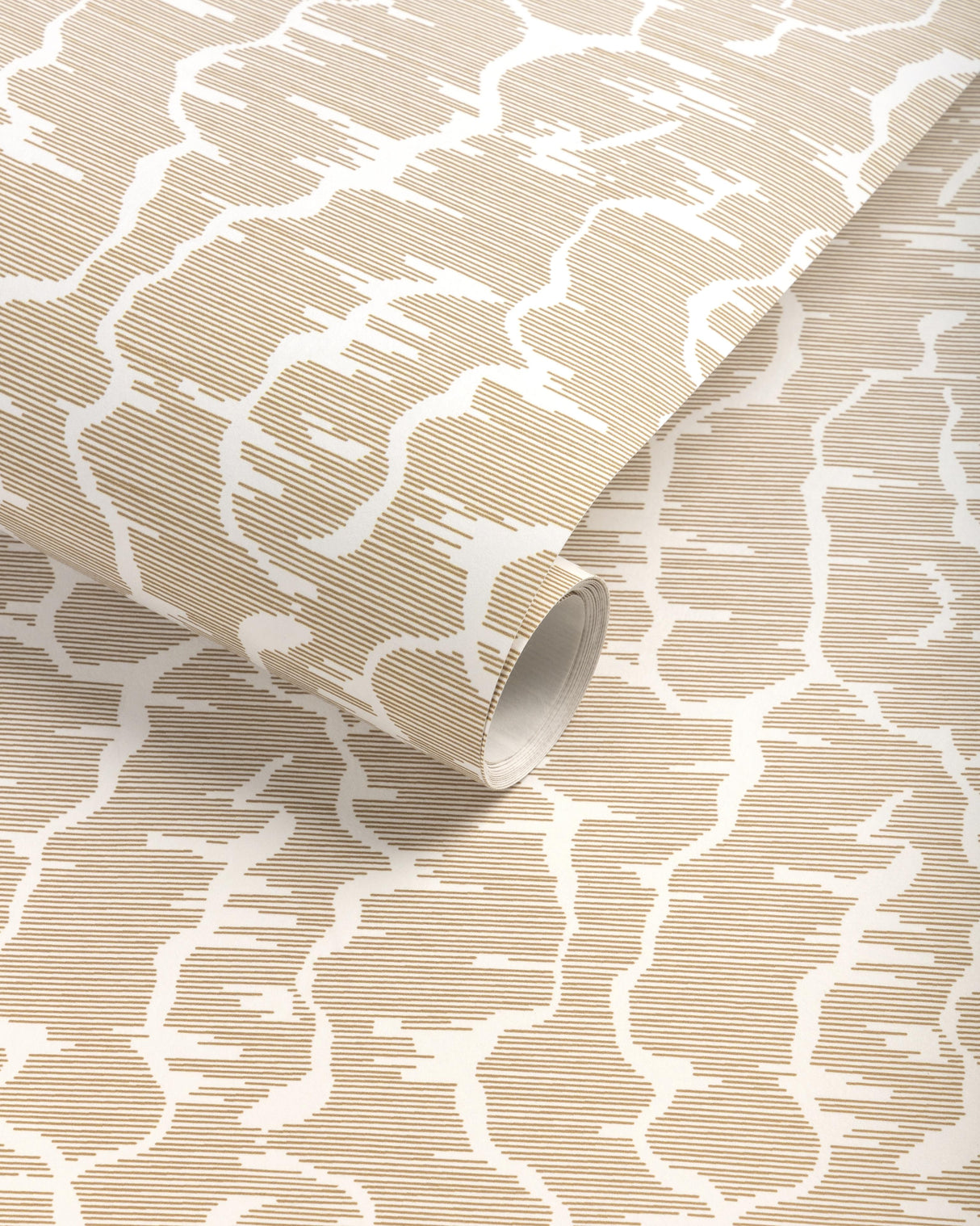 Brunschwig & Fils LEVES WC COGNAC Wallpaper