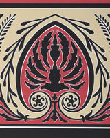 Brunschwig & Fils FRISE PALMETTE RED Wallpaper