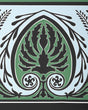 Brunschwig & Fils FRISE PALMETTE BLUE Wallpaper