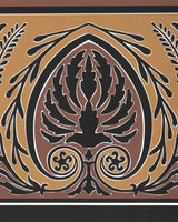 Brunschwig & Fils FRISE PALMETTE TOBACCO Wallpaper