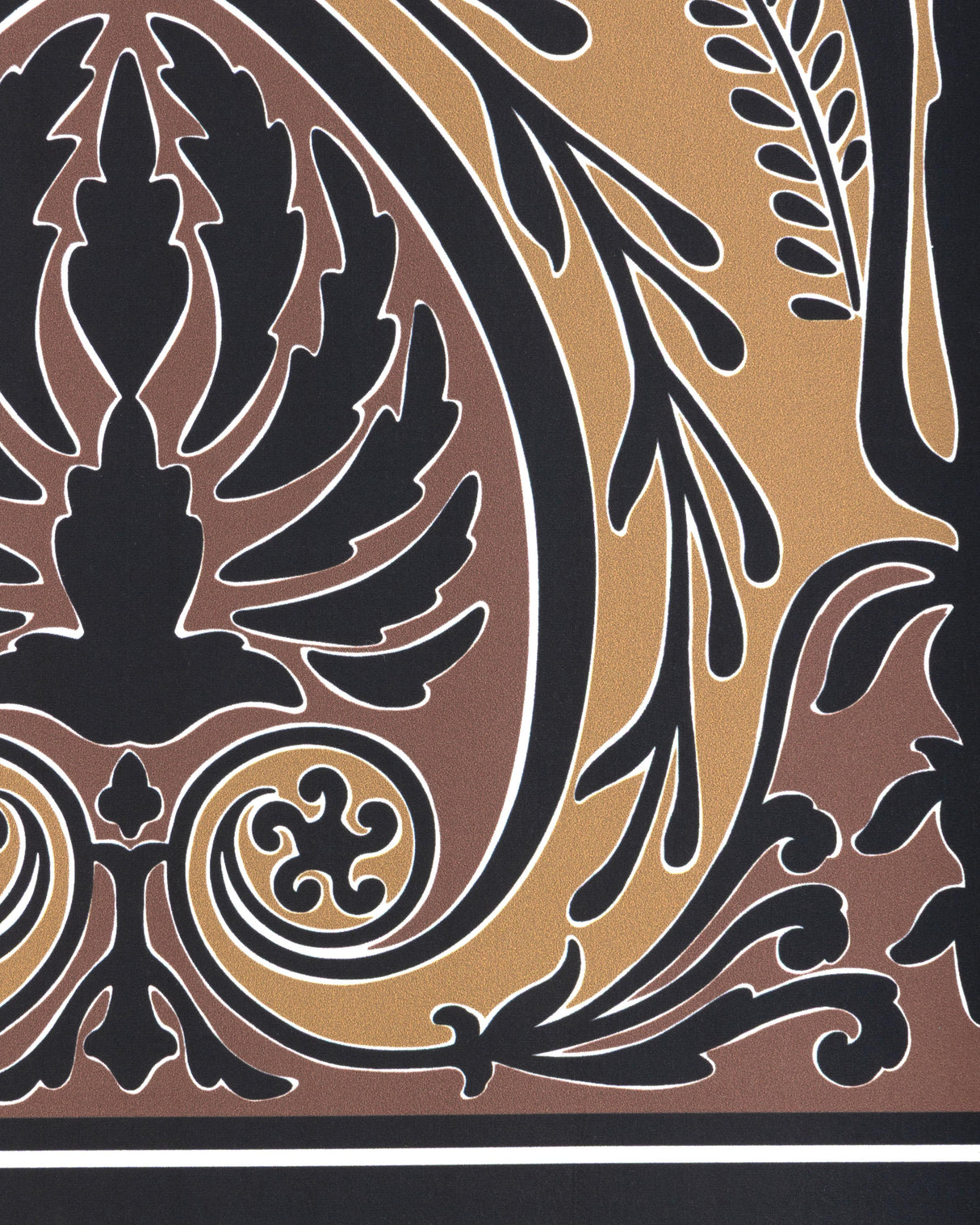 Brunschwig & Fils FRISE PALMETTE TOBACCO Wallpaper