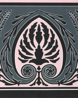 Brunschwig & Fils FRISE PALMETTE PINK Wallpaper