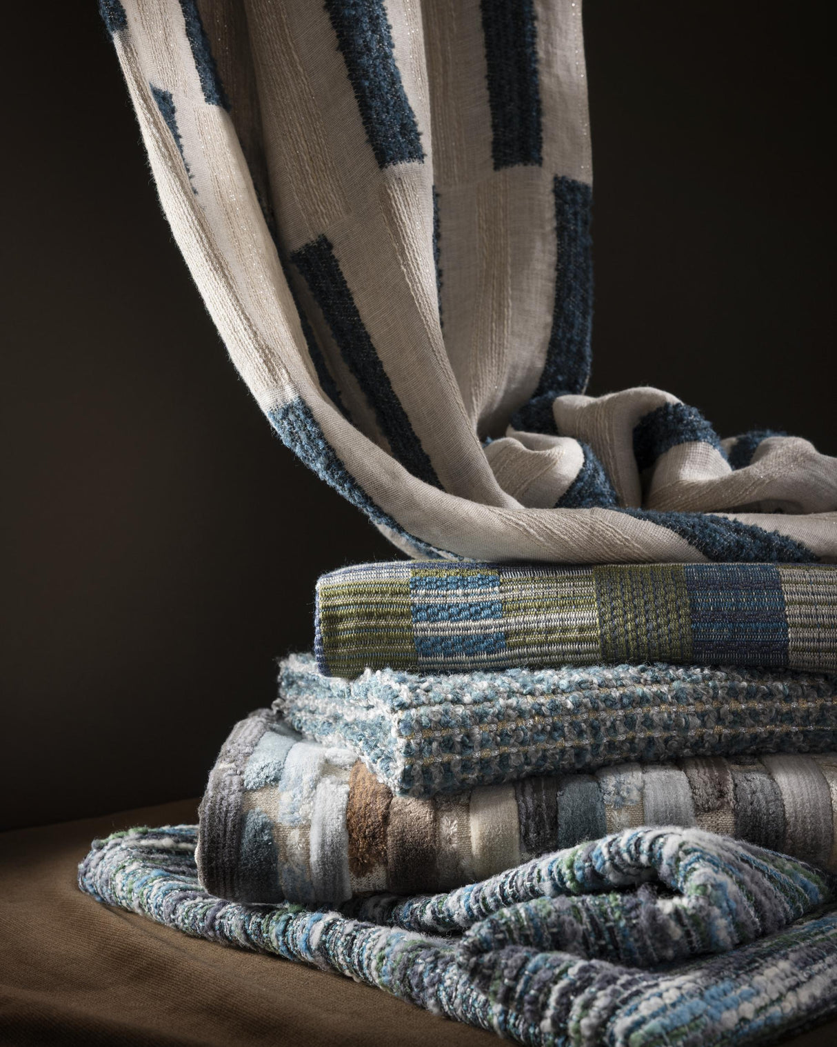 Donghia SKYLIGHT INDIGO Drapery Fabric