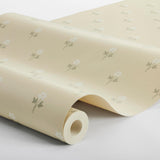 Schumacher Anemone By Boråstapeter Wheat Wallpaper