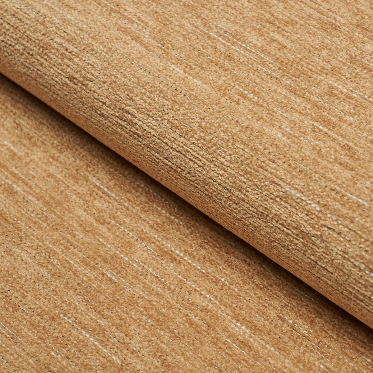 Schumacher Corbin Performance Chenille Burnt Orange Fabric