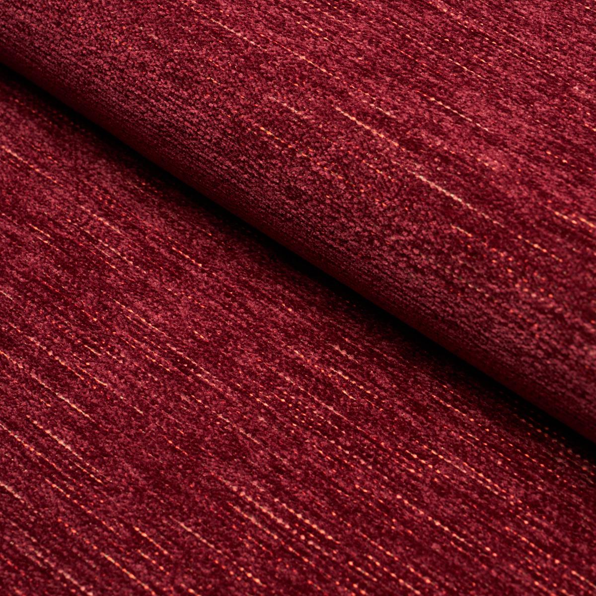 Schumacher Corbin Performance Chenille Garnet Fabric