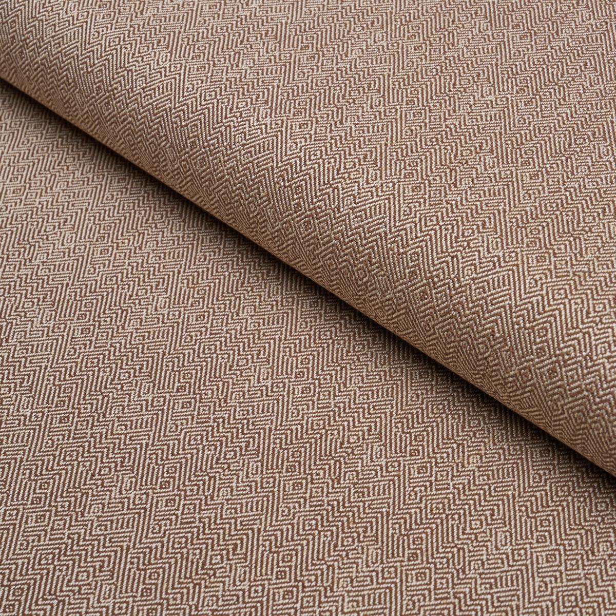 Schumacher Leona Performance Mocha Fabric