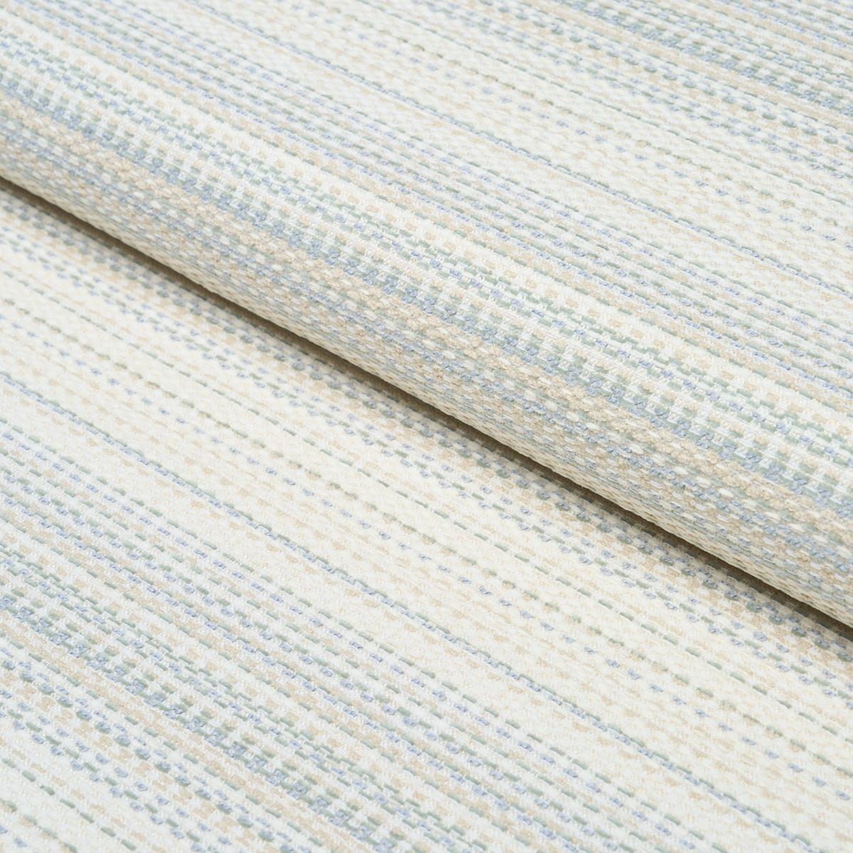 Schumacher Sabine Performance Stripe Mineral Fabric