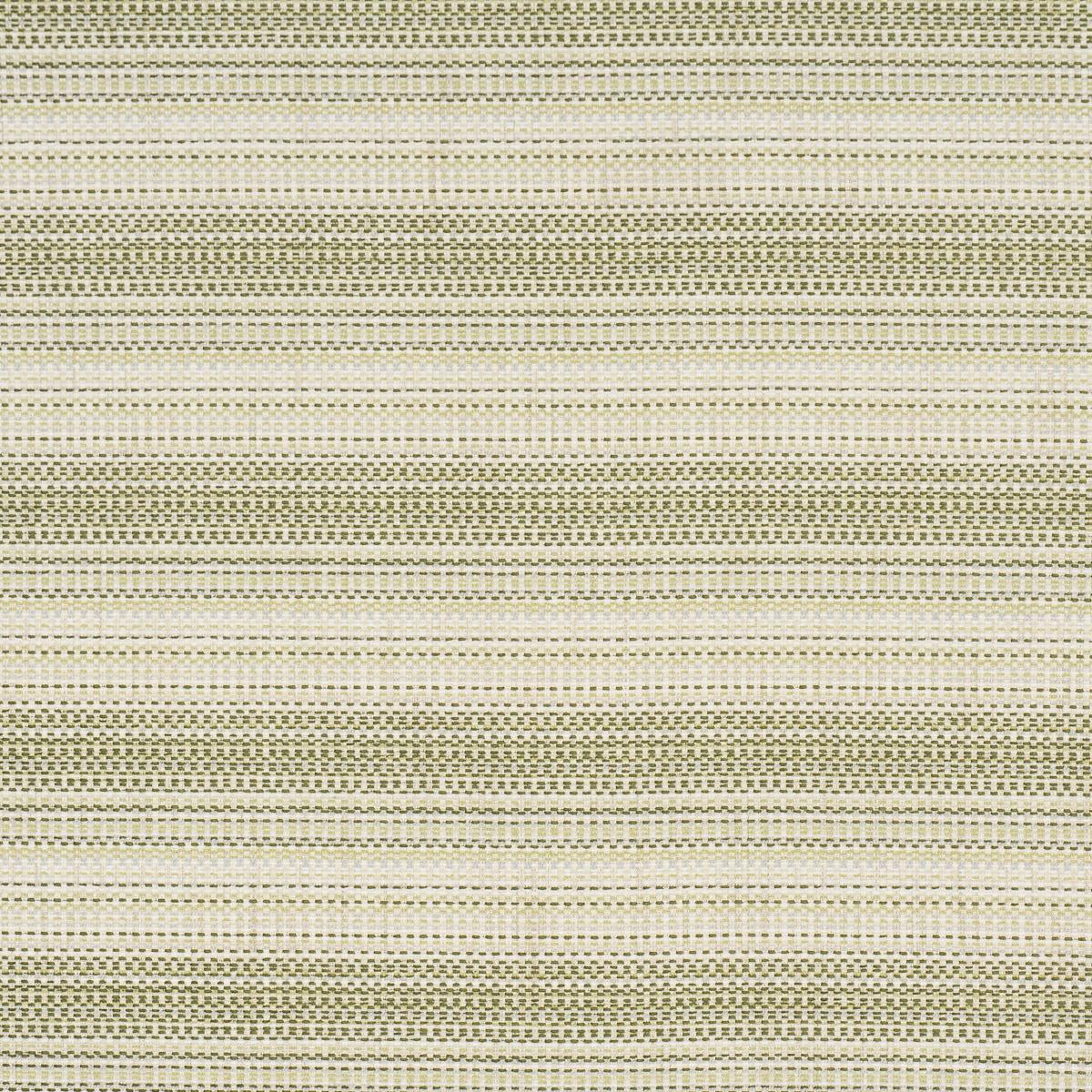 Schumacher Sabine Performance Stripe Green Fabric