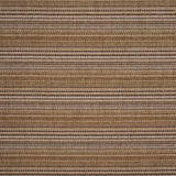 Schumacher Sabine Performance Stripe Sepia Fabric