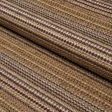 Schumacher Sabine Performance Stripe Sepia Fabric