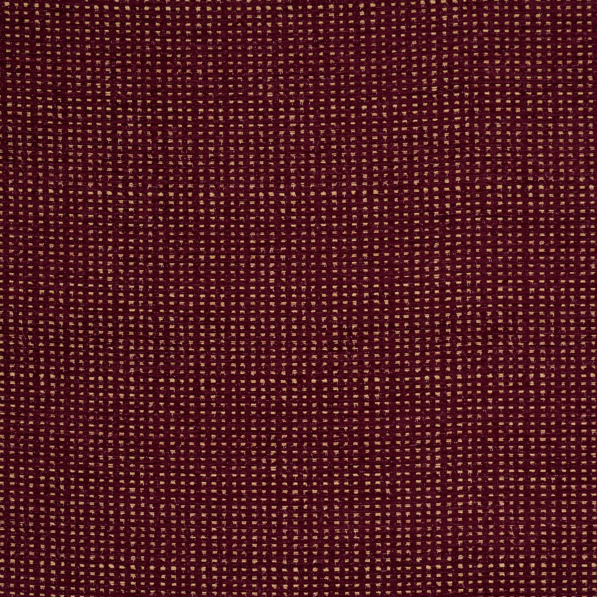 Schumacher Jasper Performance Chenille Aubergine Fabric