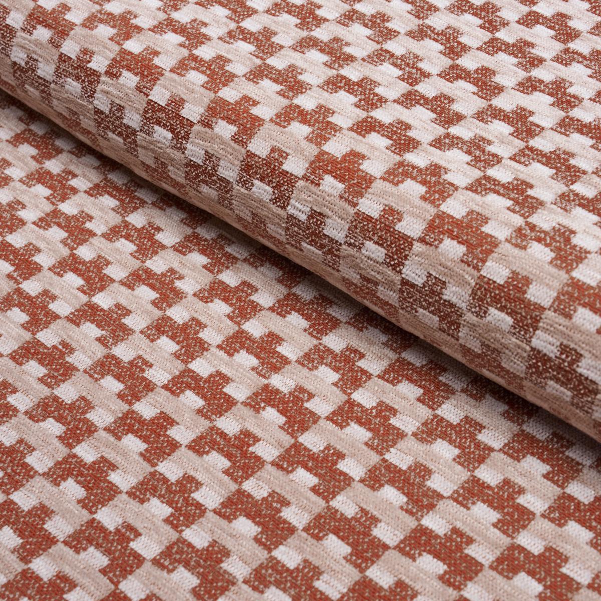 Schumacher Thatcher Performance Brick Fabric