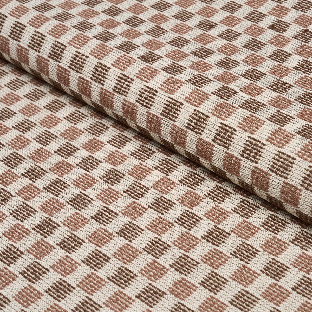 Schumacher Elara Performance Brown Fabric