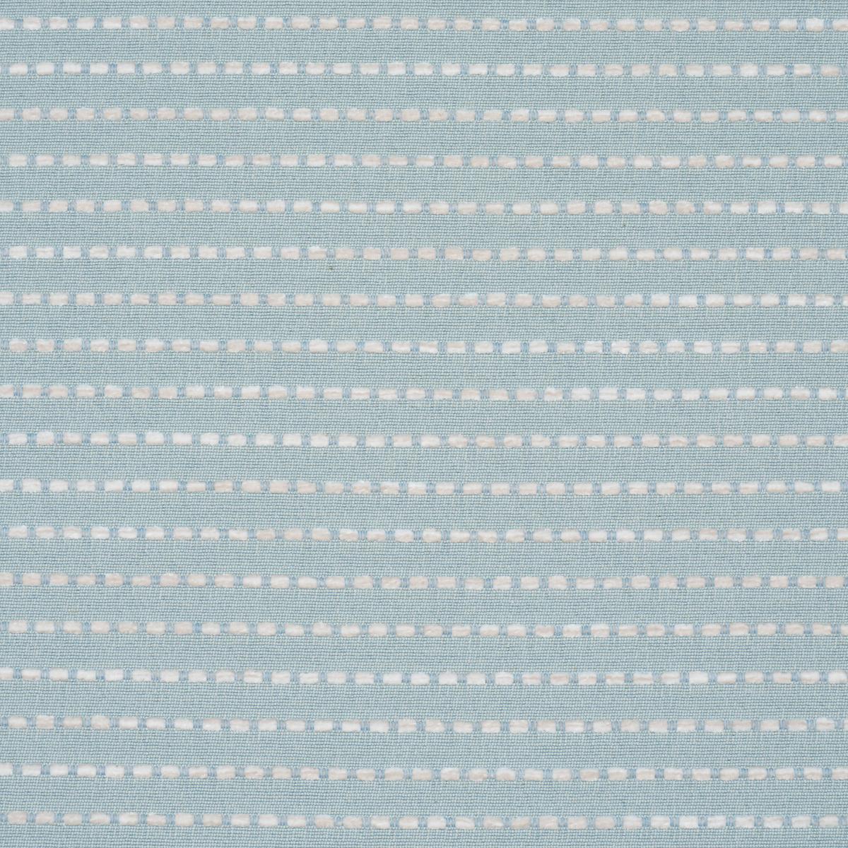 Schumacher Austen Performance Stripe Sky Fabric