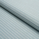 Schumacher Austen Performance Stripe Sky Fabric
