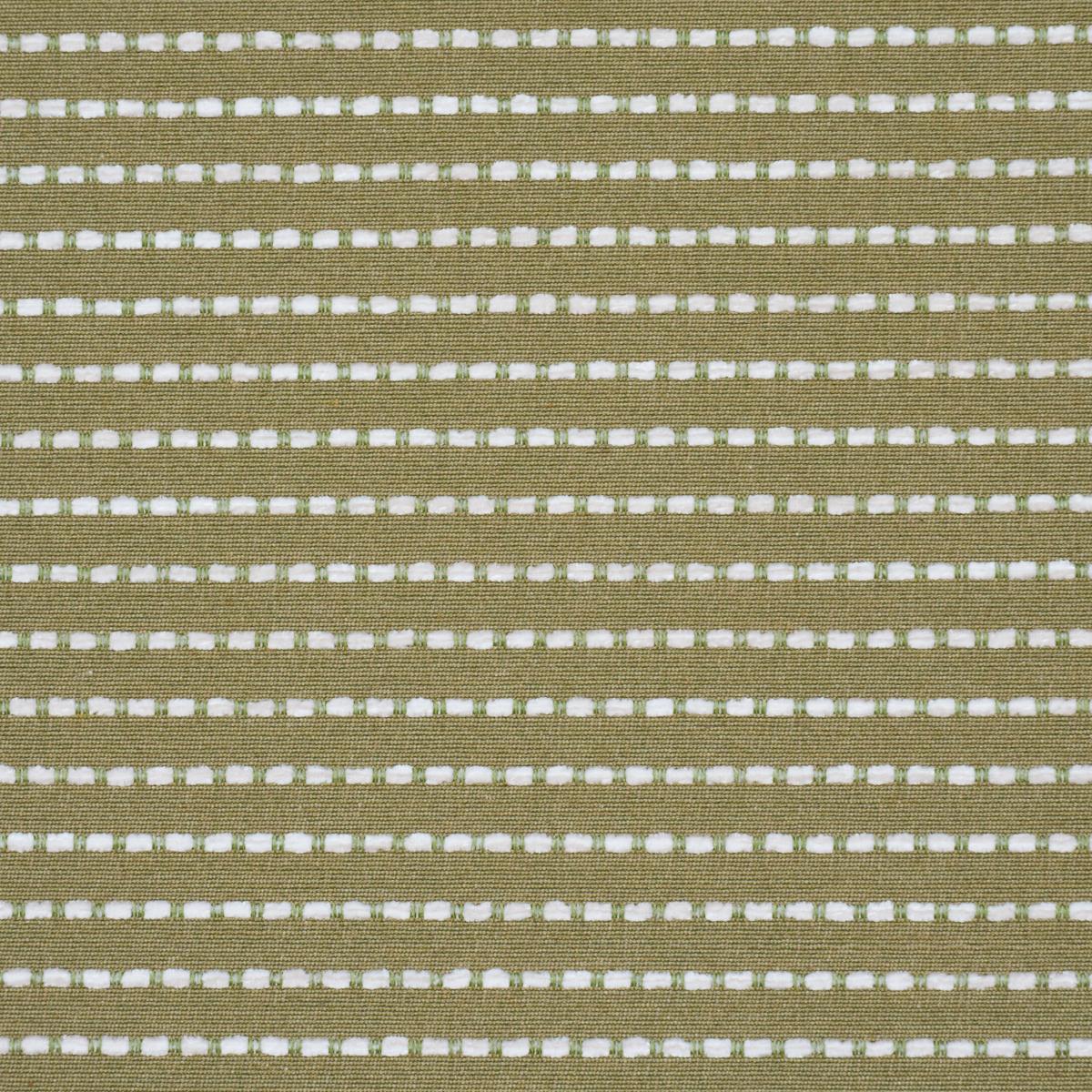 Schumacher Austen Performance Stripe Leaf Fabric