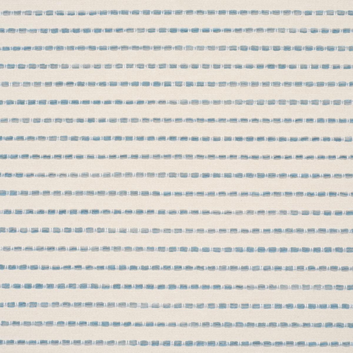 Schumacher Austen Performance Stripe Ice Fabric