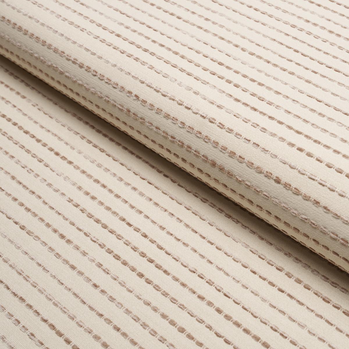 Schumacher Austen Performance Stripe Neutral Fabric