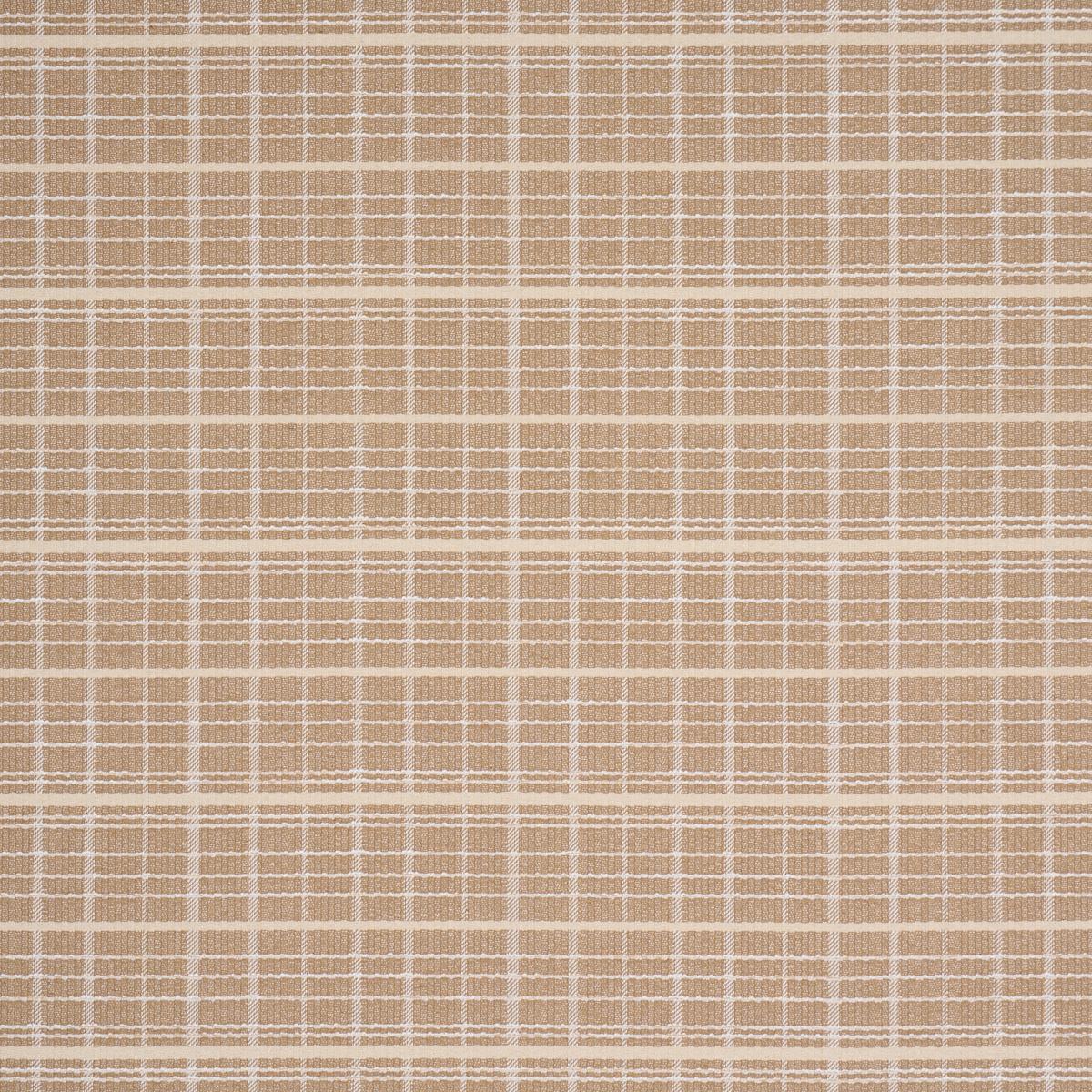 Schumacher Merrick Performance Plaid Beige Fabric