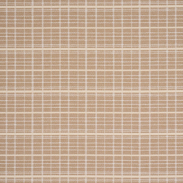 Schumacher Merrick Performance Plaid Beige Fabric