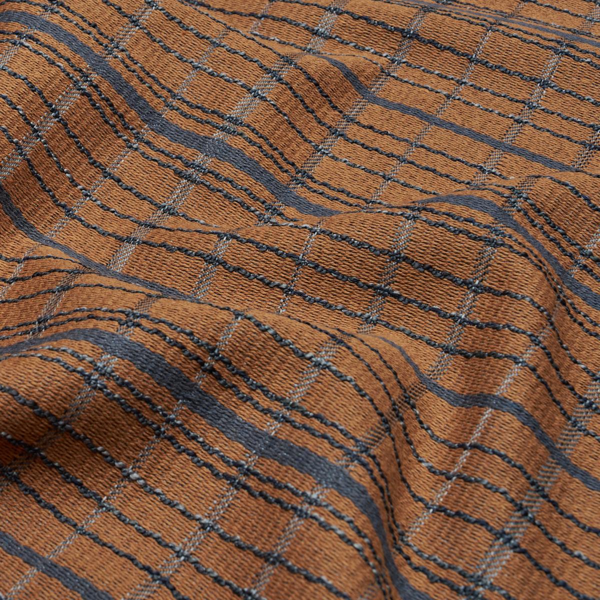 Schumacher Merrick Performance Plaid Sepia Fabric