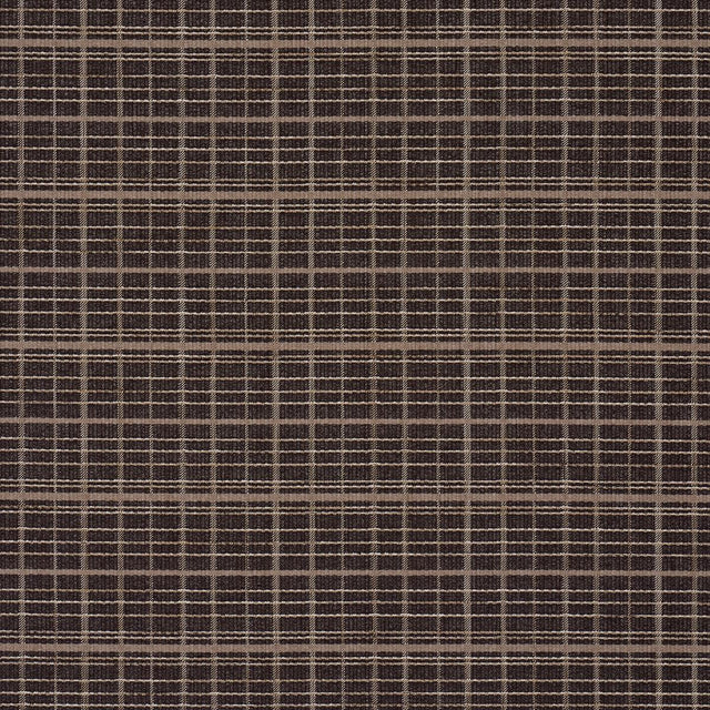Schumacher Merrick Performance Plaid Brown Fabric