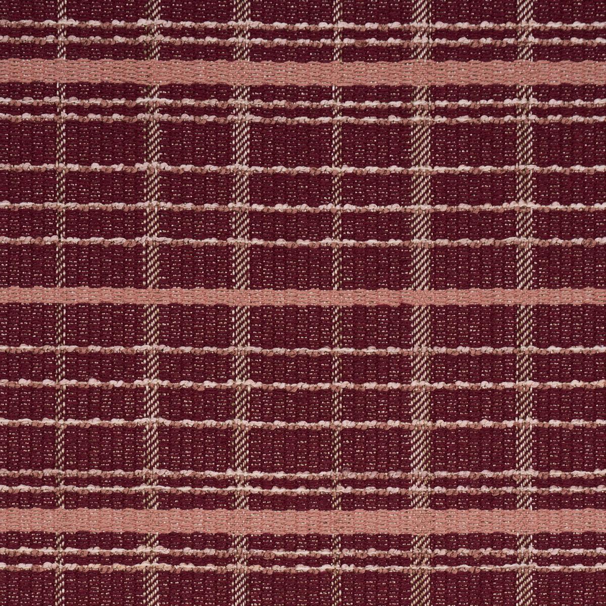 Schumacher Merrick Performance Plaid Garnet Fabric