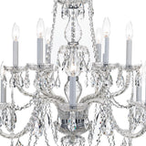 Crystorama Traditional Crystal 31'' Swarovski Spectra Crystal Polished Chrome Chandelier