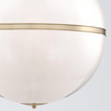 Crystorama Brian Patrick Flynn Truax 30'' Aged Brass Pendant