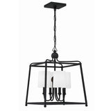 Crystorama Libby Langdon Sylvan 16'' Black Forged Chandelier