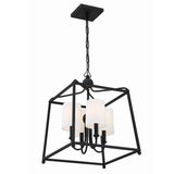 Crystorama Libby Langdon Sylvan 16'' Black Forged Chandelier