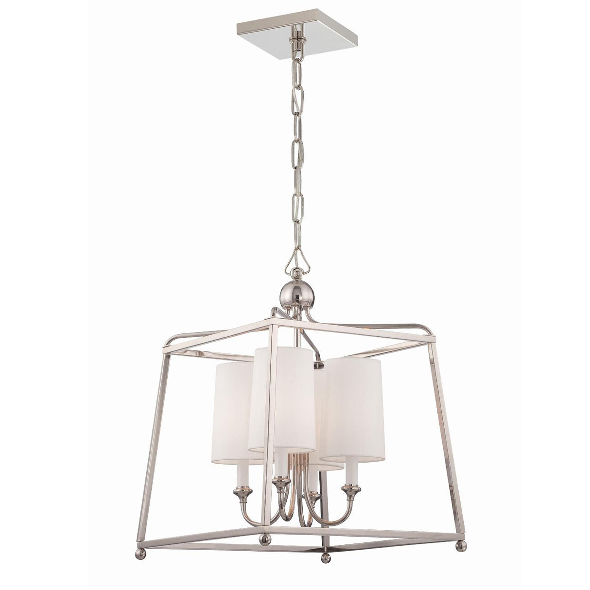 Crystorama Libby Langdon Sylvan 16'' Polished Nickel Chandelier