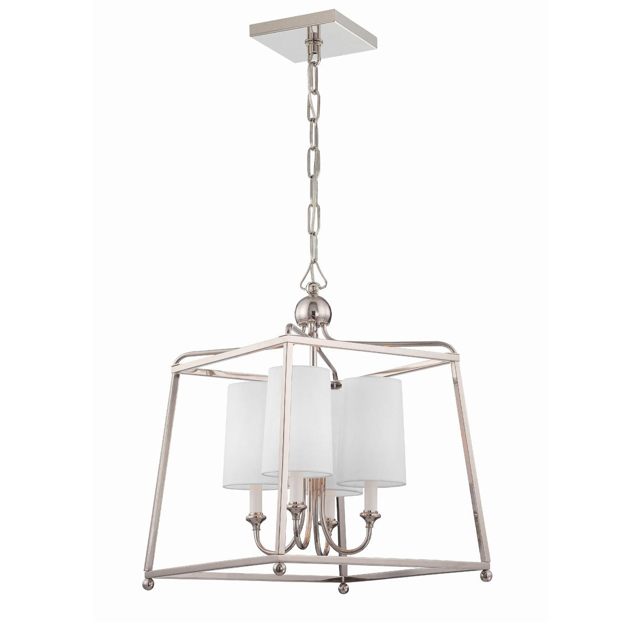 Crystorama Libby Langdon Sylvan 16'' Polished Nickel Chandelier
