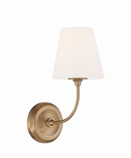 Crystorama Libby Langdon Sylvan 6'' Vibrant Gold Sconce
