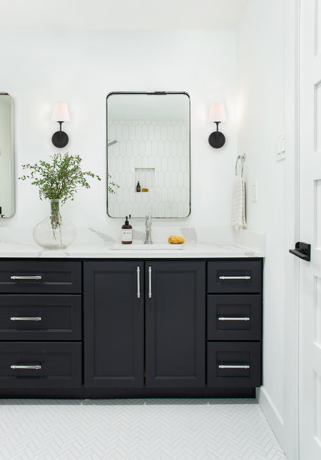 Crystorama Libby Langdon Sylvan 6'' Black Forged Sconce