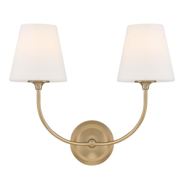 Crystorama Libby Langdon Sylvan 17'' Vibrant Gold Sconce