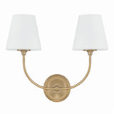 Crystorama Libby Langdon Sylvan 17'' Vibrant Gold Sconce