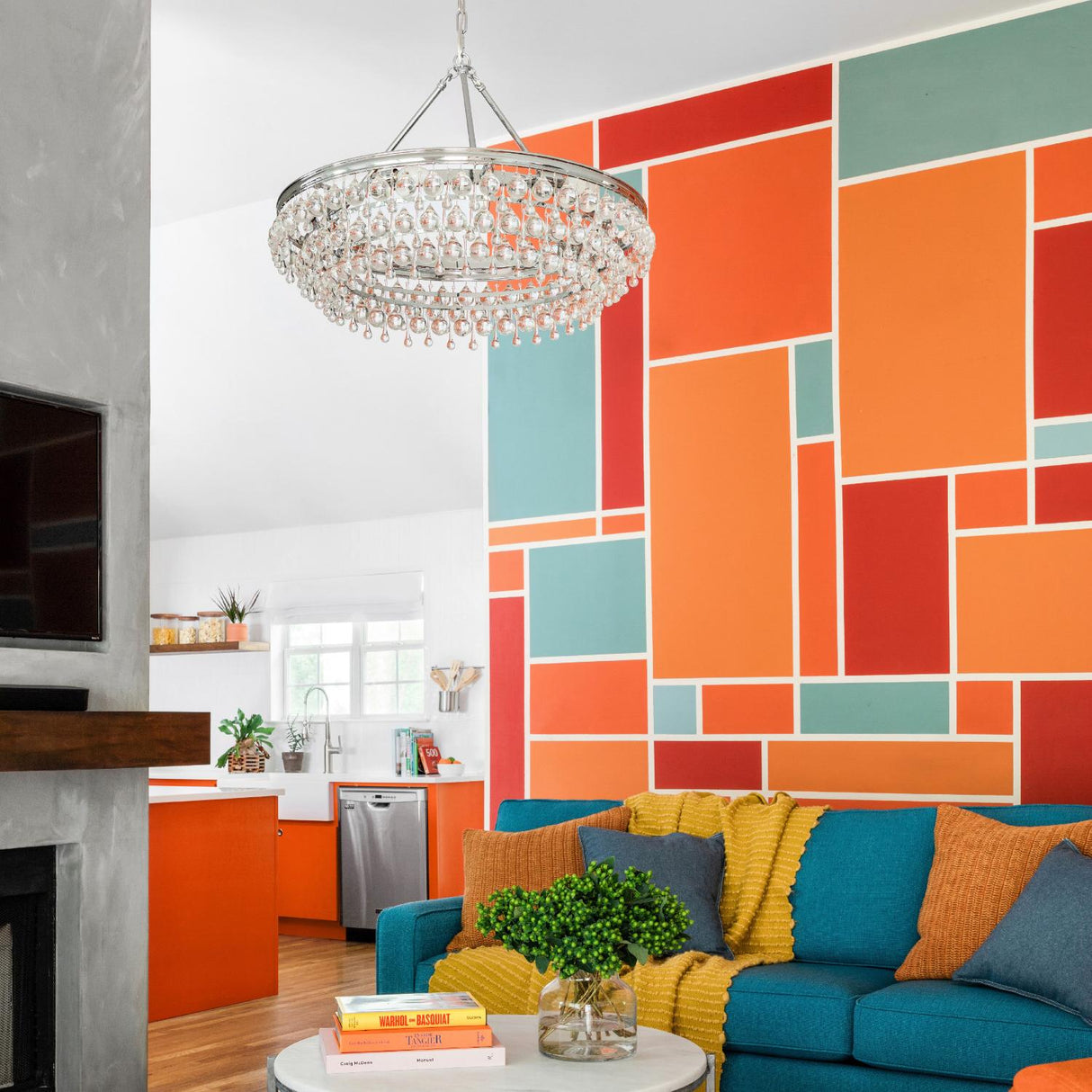 Crystorama Calypso 30'' Crystal Teardrop Polished Chrome Chandelier