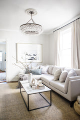 Crystorama Calypso 30'' Crystal Teardrop Vibrant Bronze Chandelier