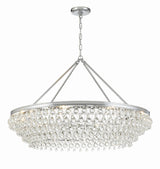 Crystorama Calypso 40'' Crystal Teardrop Polished Chrome Chandelier