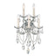 Crystorama Maria Theresa 13.5'' Swarovski Strass Crystal Polished Chrome Sconce
