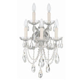 Crystorama Maria Theresa 13.5'' Swarovski Spectra Crystal Polished Chrome Sconce