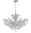 Crystorama Maria Theresa 29'' Swarovski Spectra Crystal Polished Chrome Chandelier