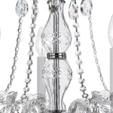 Crystorama Traditional Crystal 21'' Swarovski Strass Crystal Polished Chrome Chandelier
