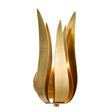 Crystorama Broche 8'' Antique Gold Sconce