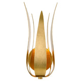 Crystorama Broche 8'' Antique Gold Sconce