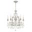 Crystorama Regis 26'' Hand Cut Crystal Olde Silver Chandelier